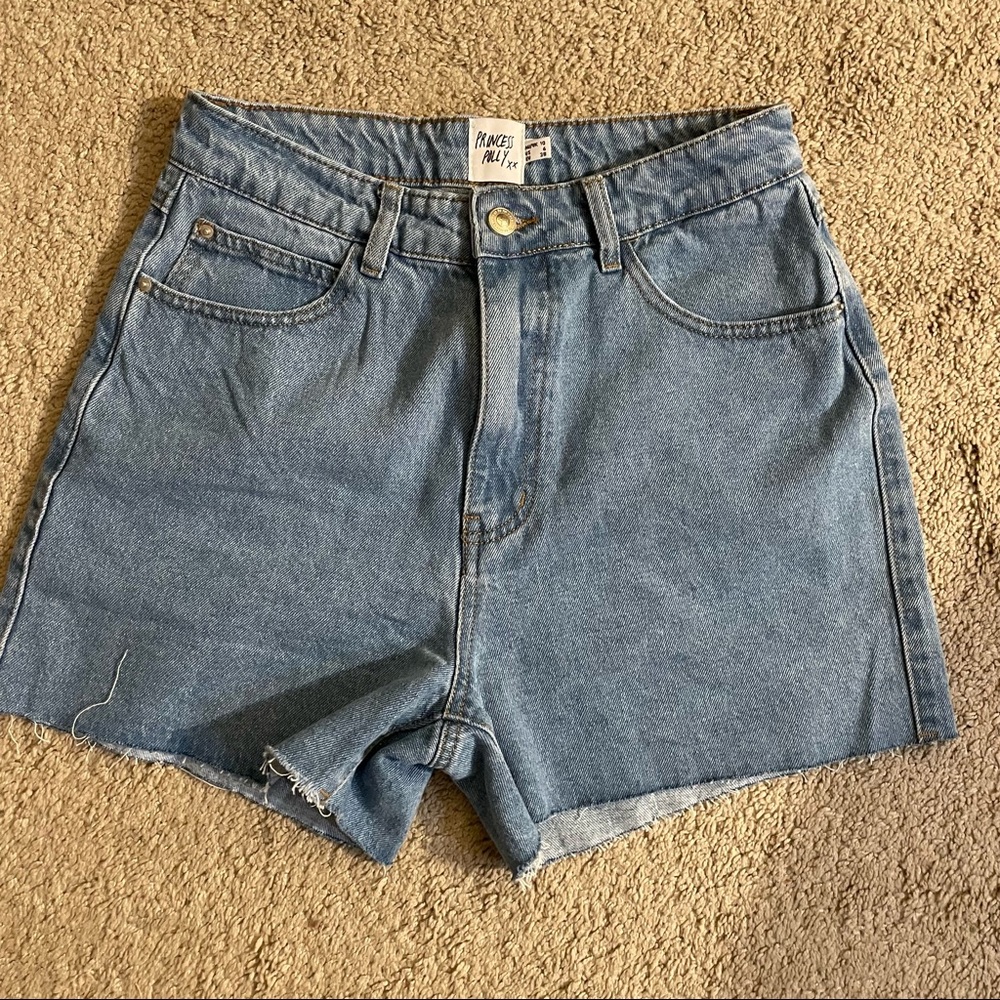 Princess Polly Laurena denim shorts
